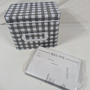 Recipe Tin with Recipe Cards